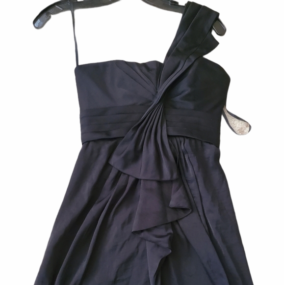 NWT BCBG Max Azria Palais Dress One Shoulder - Picture 4 of 11